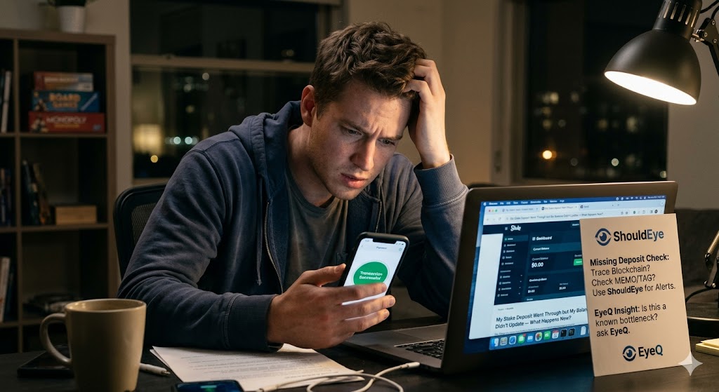My Stake Deposit Went Through but My Balance Didn’t Update: What Happens Now?