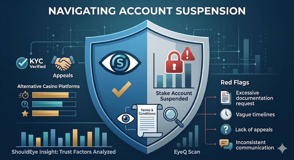 Stake Account Suspended After Winning? What the Terms Allow