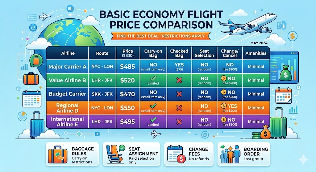 What Basic Economy Actually Means Before You Buy