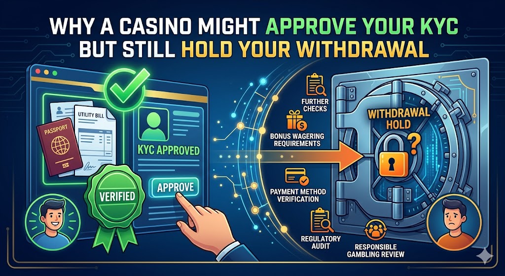 Why a Casino Might Approve Your KYC but Still Hold Your Withdrawal