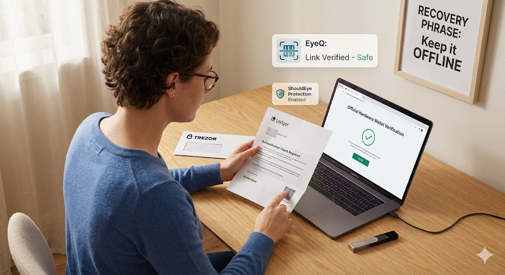 Hardware Wallet Phishing: Identifying Fake Ledger and Trezor Updates