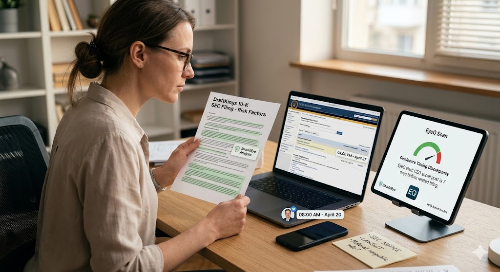 DraftKings Scam or Legit? How EyeQ Scans Regulatory Filings