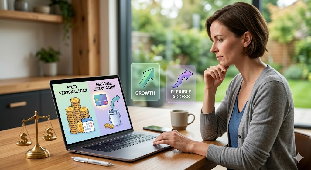 Personal Loan vs Line of Credit: What’s the Difference for Beginners?