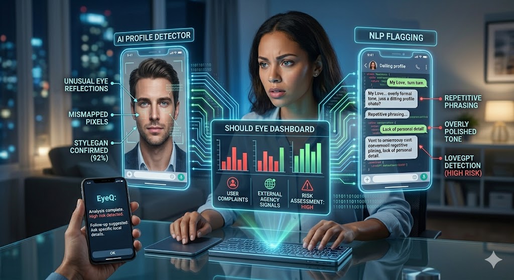 Automated Romance Scams: Identifying AI-Generated Profiles on Dating Apps