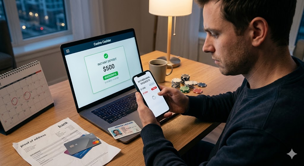 Why a Casino Lets You Deposit Instantly but Delays Every Withdrawal
