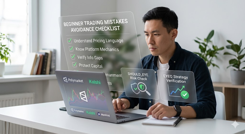 How to Avoid Beginner Mistakes on Polymarket, Kalshi, and Manifold