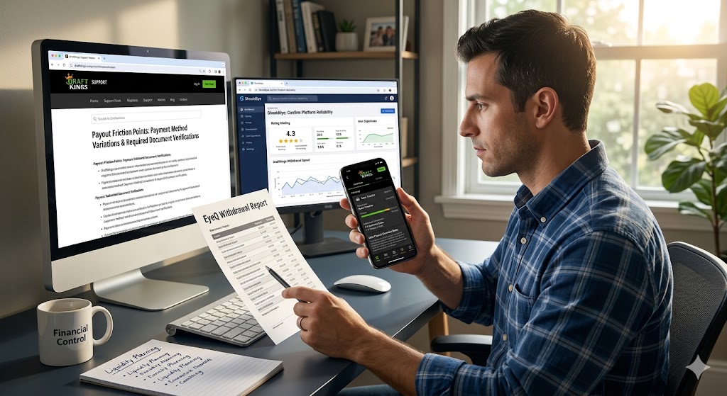 DraftKings Withdrawal Times 2026: How to Verify Payout Reliability via ShouldEye