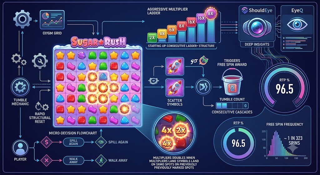 What Is Sugar Rush? How the Grid and Multiplier System Works