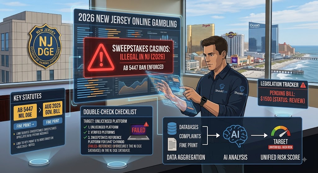 Are Sweepstakes Casinos Legal in New Jersey in 2026? 