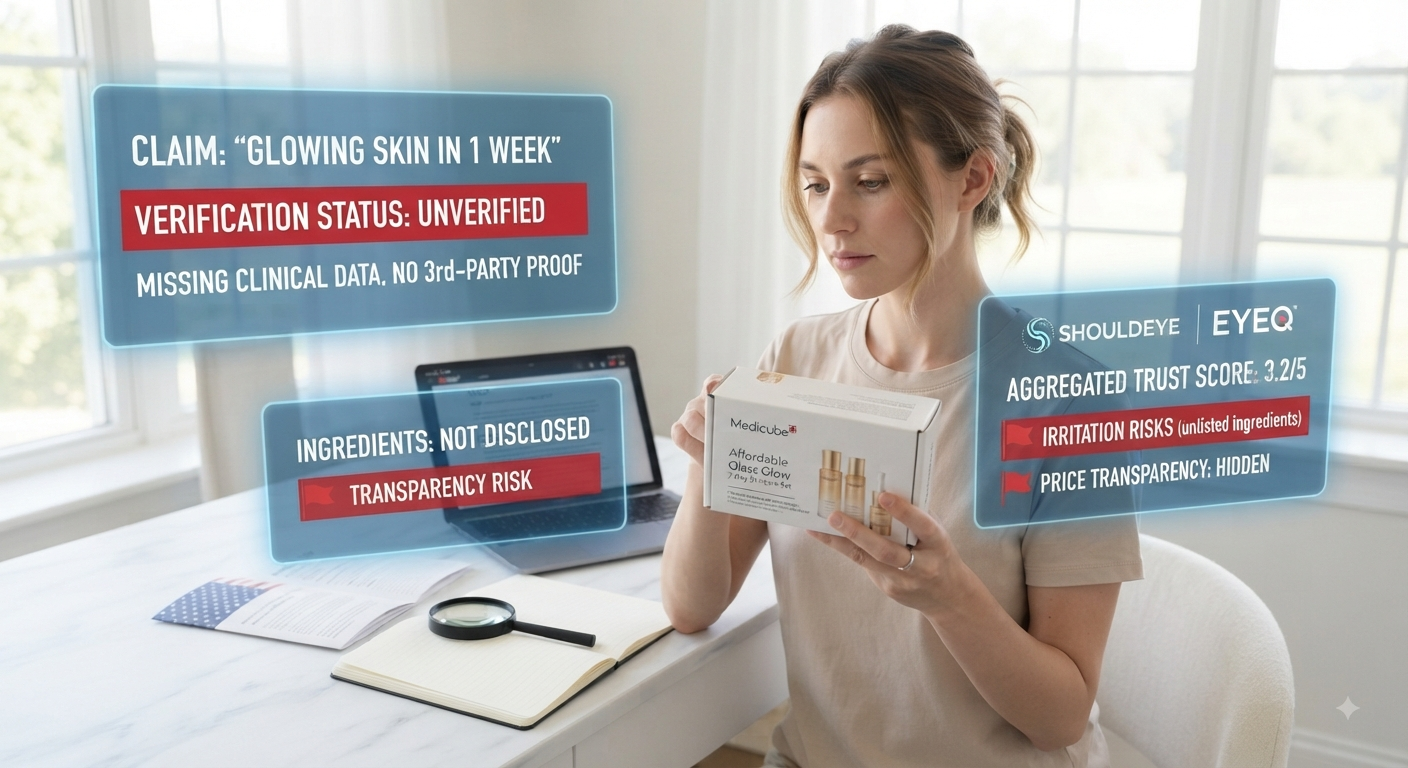 Medicube Affordable Glass Glow 7-Day Skincare Set – A Verification Guide