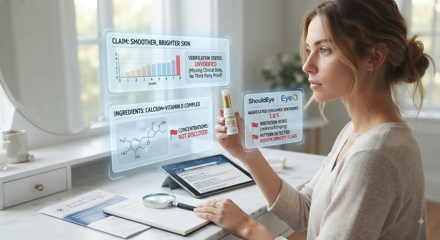 Dr.Melaxin Calcium Multi Balm Eye Care Stick: How to Verify Claims and Spot Risks