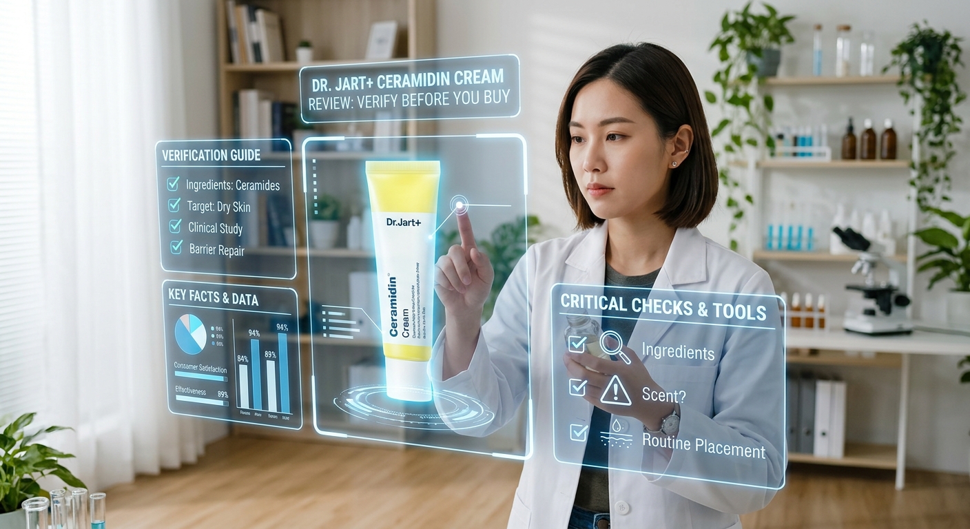 Dr. Jart+ Ceramidin Cream Review: Verify Claims, Ingredients, and Risks Before Buying