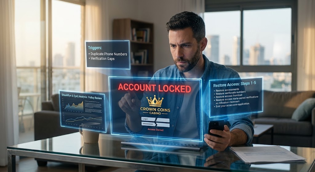 Crown Coins Account Locked? Causes, Fixes & What to Do