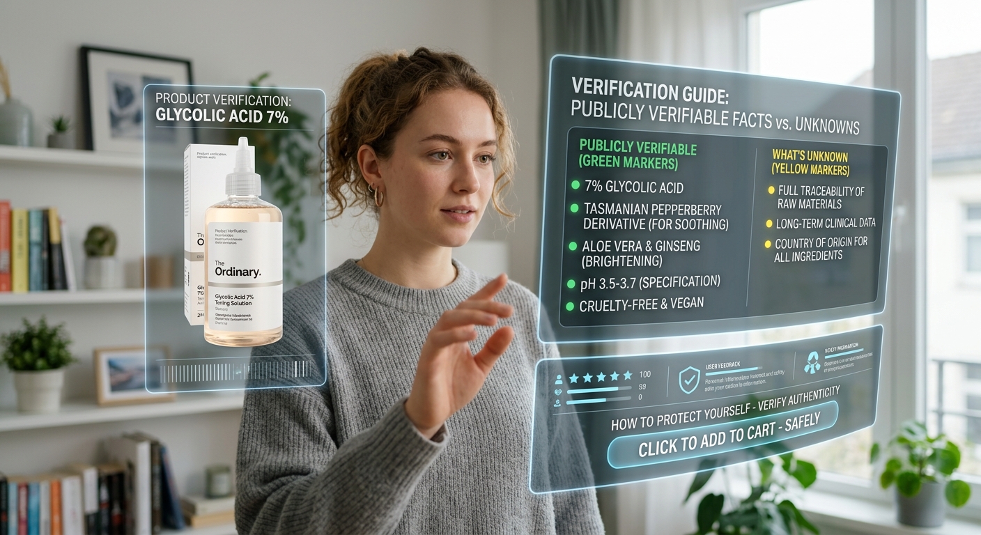 The Ordinary Glycolic Acid 7% Toner Review: A Trust‑First Verification Guide