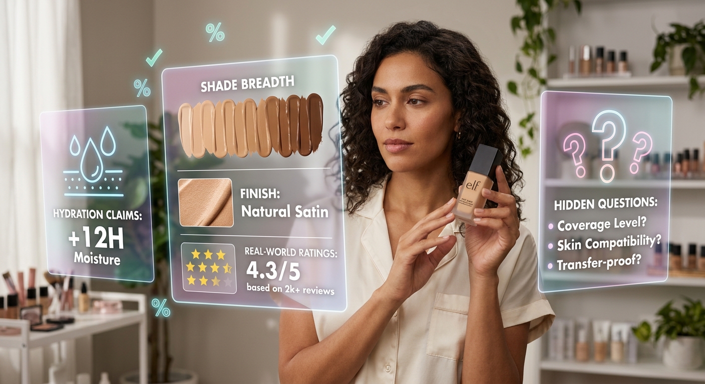 e.l.f. Soft Glam Satin Foundation Review: Coverage, Shade Range, and Trust Check