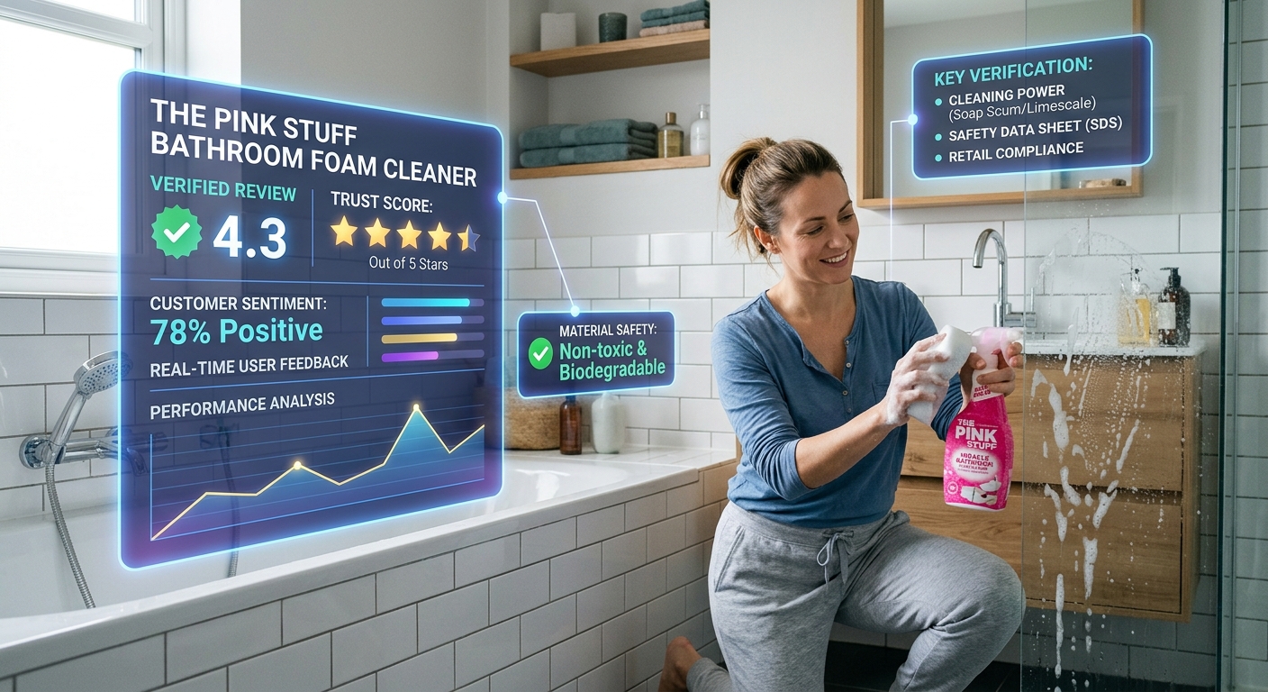The Pink Stuff Bathroom Foam Cleaner Review – What to Verify Before You Buy