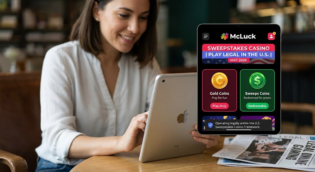Digital interface displaying various casino games, native app download icons, casino chips, playing cards, and provider logos.